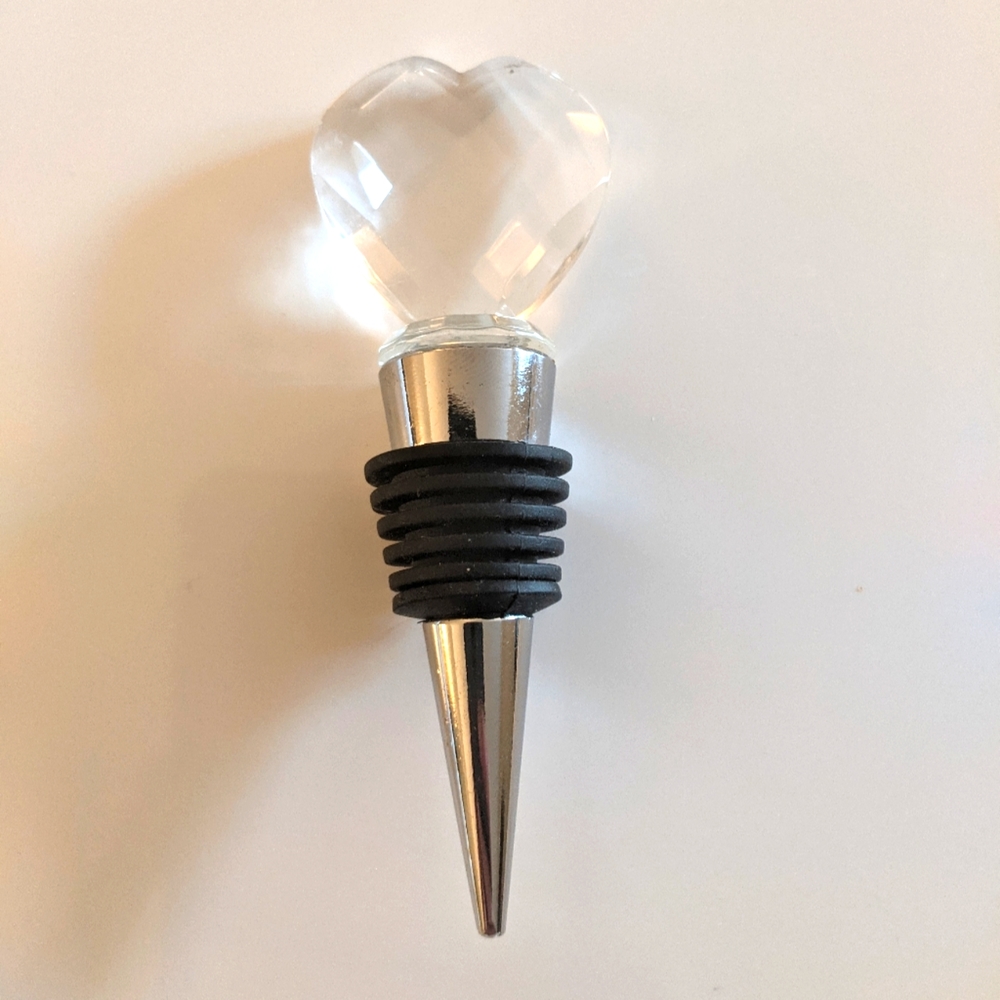 Heart wine stopper